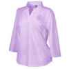 Rotary Ladies' Aster Purple 3/4 sleeve w/Johnny Collar