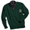 Rotary Forest Green V-Neck Long Sleeve Acrylic Sweater