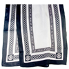 Rotary Black & White Silk Scarf
