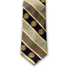 Rotary Silk Navy/Taupe/Beige Necktie