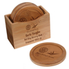 Rotary Custom 2012 - 2013 Theme Bamboo Coasters - Set of 4