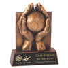 Rotary 2012-13 Theme - Metal Coated Precious World Award