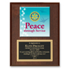 Rotary 2012-2013  Peace through Service Award Plaque