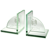 Rotary 2013 - 2014 Theme Jade Glass Bookends