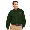 Rotary Hunter Green Long Sleeve Twill Shirt