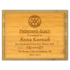 Rotary Customized Bamboo Plaque, 8