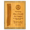 Rotary Bamboo Plaque