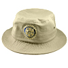 Rotary Embroidered Khaki Bucket Hat
