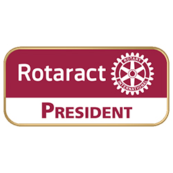 Rotary Rotaract President Cloisonn Lapel Pin