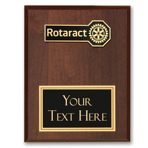 Rotary Custom ROTARACT Extra Large  Award Plaque