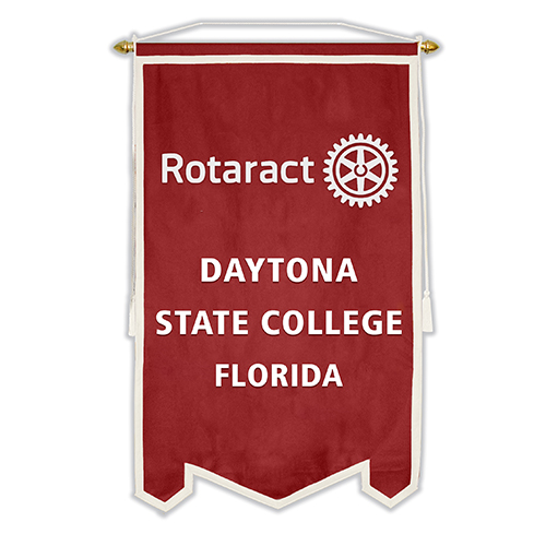 Rotary 3' x 5' Custom Flock Rotaract Banner