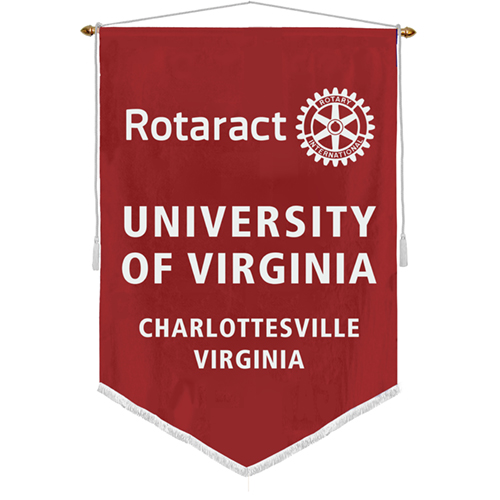 Rotary 4' x 6' Custom Flock Rotaract Banner