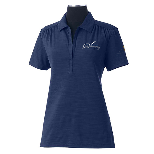 Ladies' NAVY Arch Klumph Society Callaway Polo