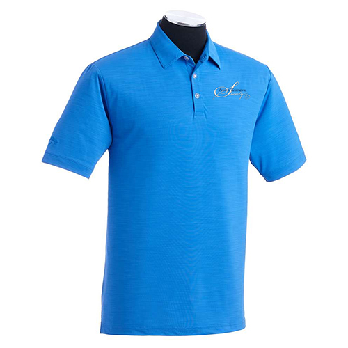 Men's BLUE Arch Klumph Society Callaway Polo