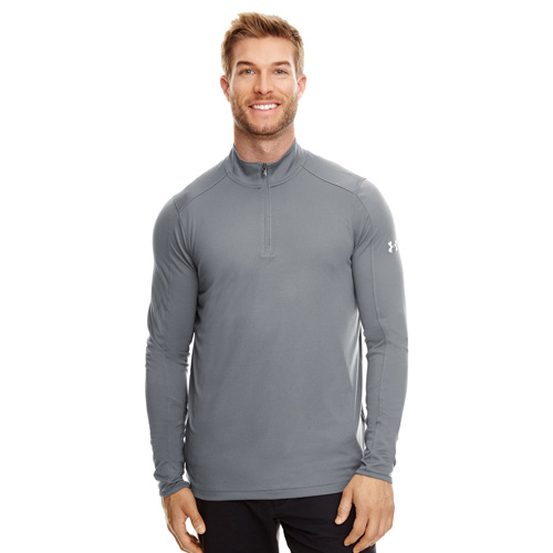 Men's UA Tech 1/4 Zip - Grey/White