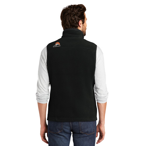 Eddie Bauer Fleece Vest - SHOULDER LOGO