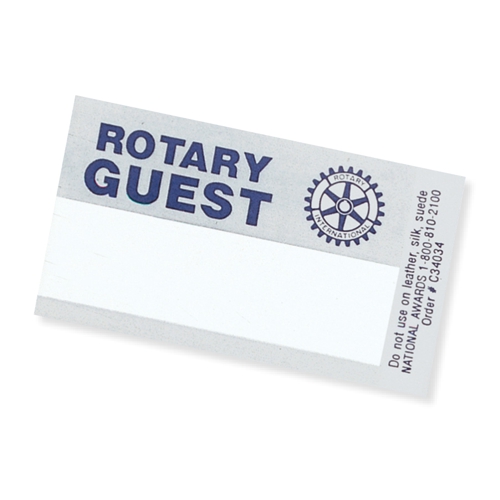 Rotary Guest Badges
