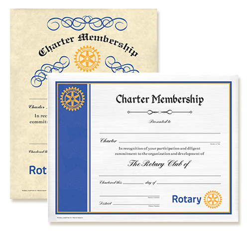 Rotary Certificates