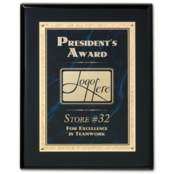 The Gemstone Ebony / Lapis Plaque