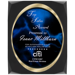 Blue Elegance Acrylic Award