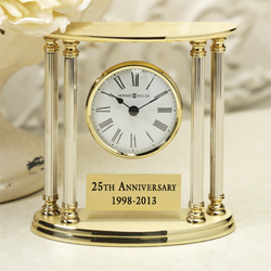 Solid Brass Table Clock