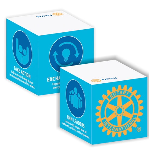 Rotary Post-It Notes Cube