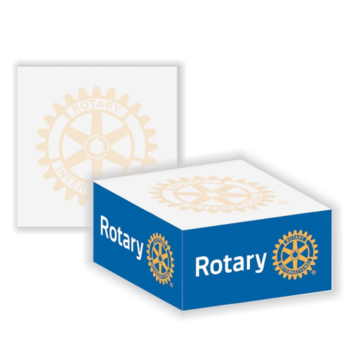 Rotary Post-It Note Half-Cube