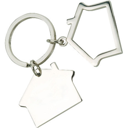 Silver Houses Keyring