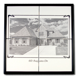 Ceramic Tile, Laserable, Birch White, 4.25 x 4.25