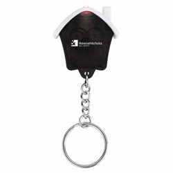 Mini House Flashlight Keychain