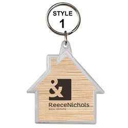 House Crystal Keytag