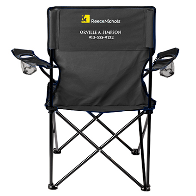 Customized Cloth Folding Camp Chair w/Carrying Case