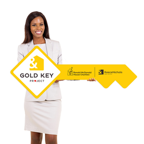 Gold Key Photo Props