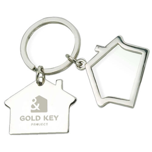 Silver Houses Keyring