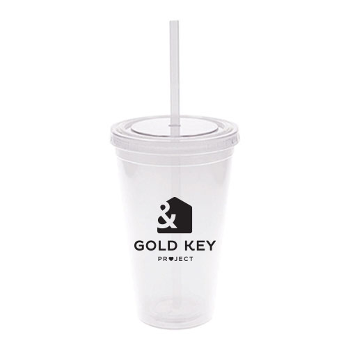 16 oz Clear Tumbler