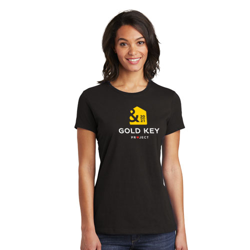 Rotary District Tri  Ladies Tee:  Black