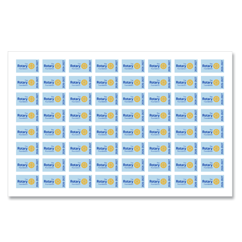2026-2027 Sustaining Member Sheet of 64 Stickers