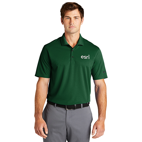 Rotary Men's GORGE GREEN NIKE Dri-FIT Micro Pique 2.0 Polo
