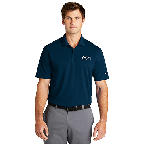 Men's NAVY NIKE Dri-FIT Micro Pique 2.0 Polo