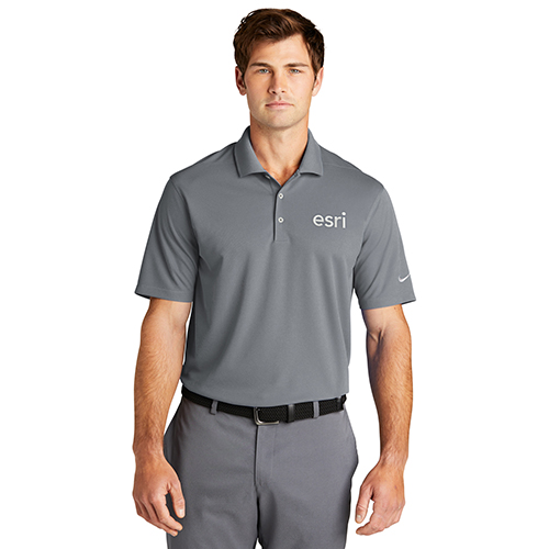 Rotary Men's COOL GREY NIKE Dri-FIT Micro Pique 2.0 Polo