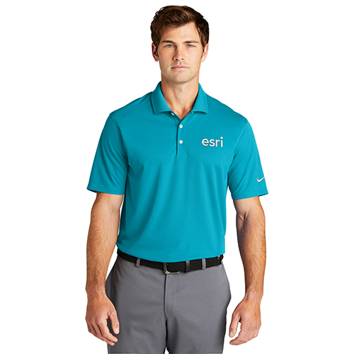 Rotary Men's TIDAL BLUE  NIKE Dri-FIT Micro Pique 2.0 Polo