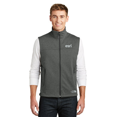 Men's Dark Grey Heather The North Face Ridgewall Soft Shell Vest