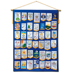 Rotary 35 Sq. Ft. Felt Display Banner