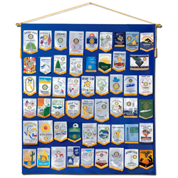 Rotary 42 Sq. Ft. Felt Display Banner