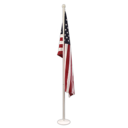 Rotary Indoor American Flag PVC Display Set
