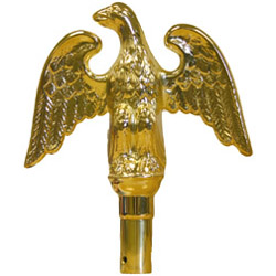 Rotary Metal Eagle Flag Pole Topper