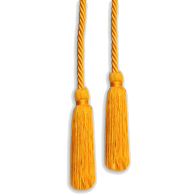 Rotary 9' Golden Yellow Rayon Cord & Tassels
