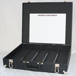 Rotary 100-Capacity Round Badges Storage Case