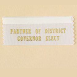 Rotary Partner Of District Governor Elect