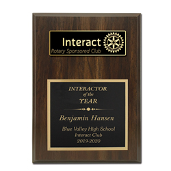 Rotary INTERACT - Special Value Award